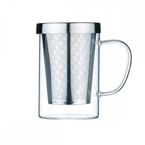 Mug 400ml avec couvercle et filtre en inox