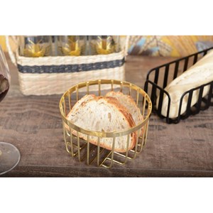 Corbeille à pain dorée
