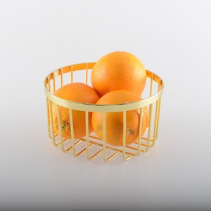 Corbeille à pain dorée