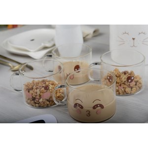 Mugs décors 500ml - lot de 4