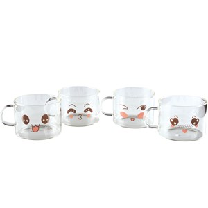 Mugs décors 500ml - lot de 4