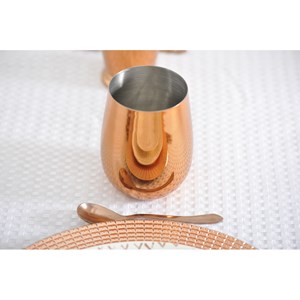 Verre à cocktail inox cuivre lisse