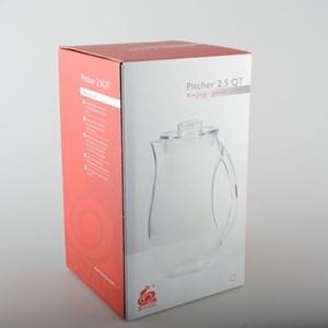 Pichet avec filtre acrylique