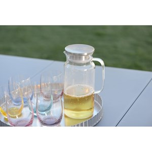 Carafe à eau couvercle inox 1.2 l