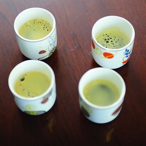 Tasses à café 90ml art déco - lot de 4