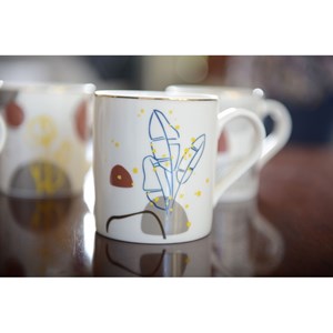 Mugs art déco 390ml - lot de 4