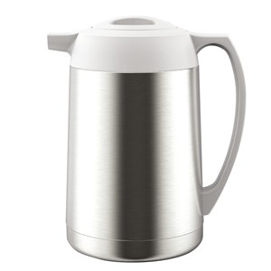 Cafetière isotherme inox et gris 1l
