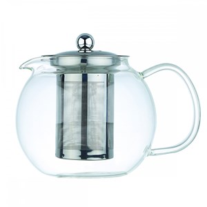 Theière boule 1,3l en inox avec filtre