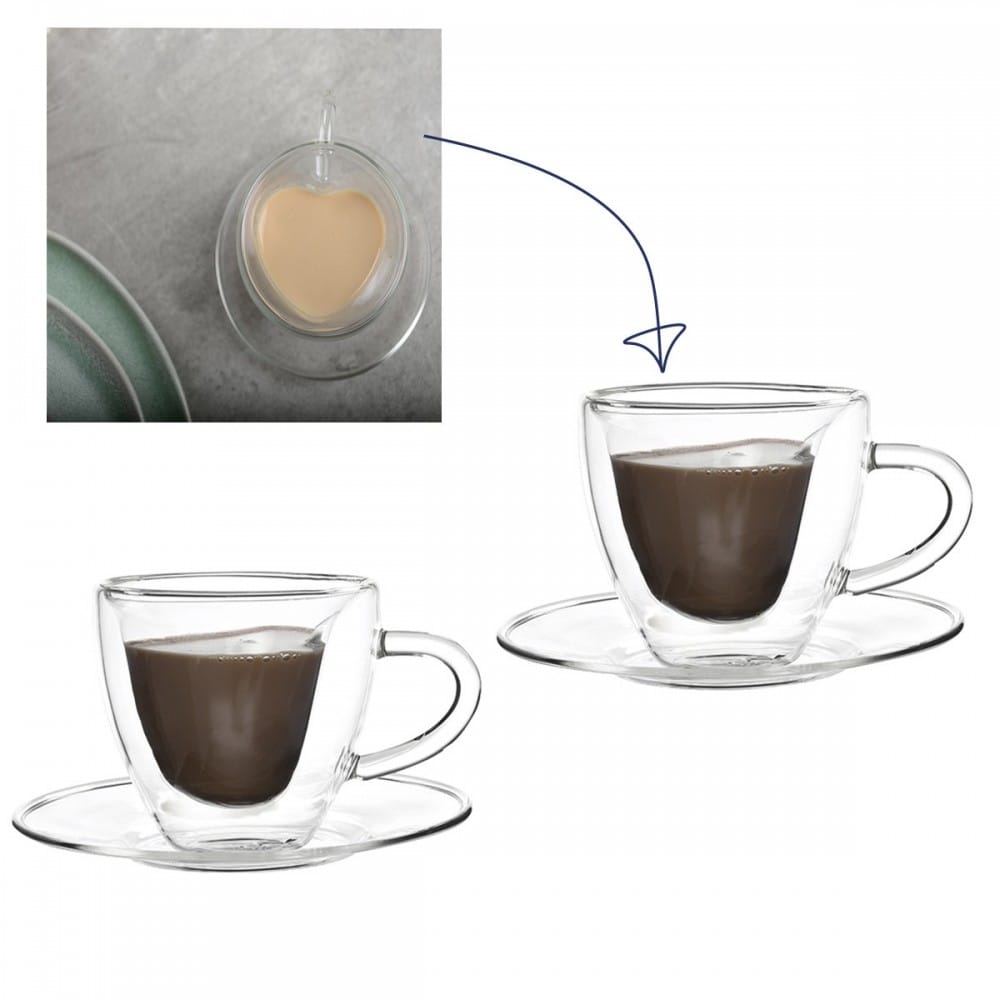 Tasse à café double paroi design IBIZA – B&Inside