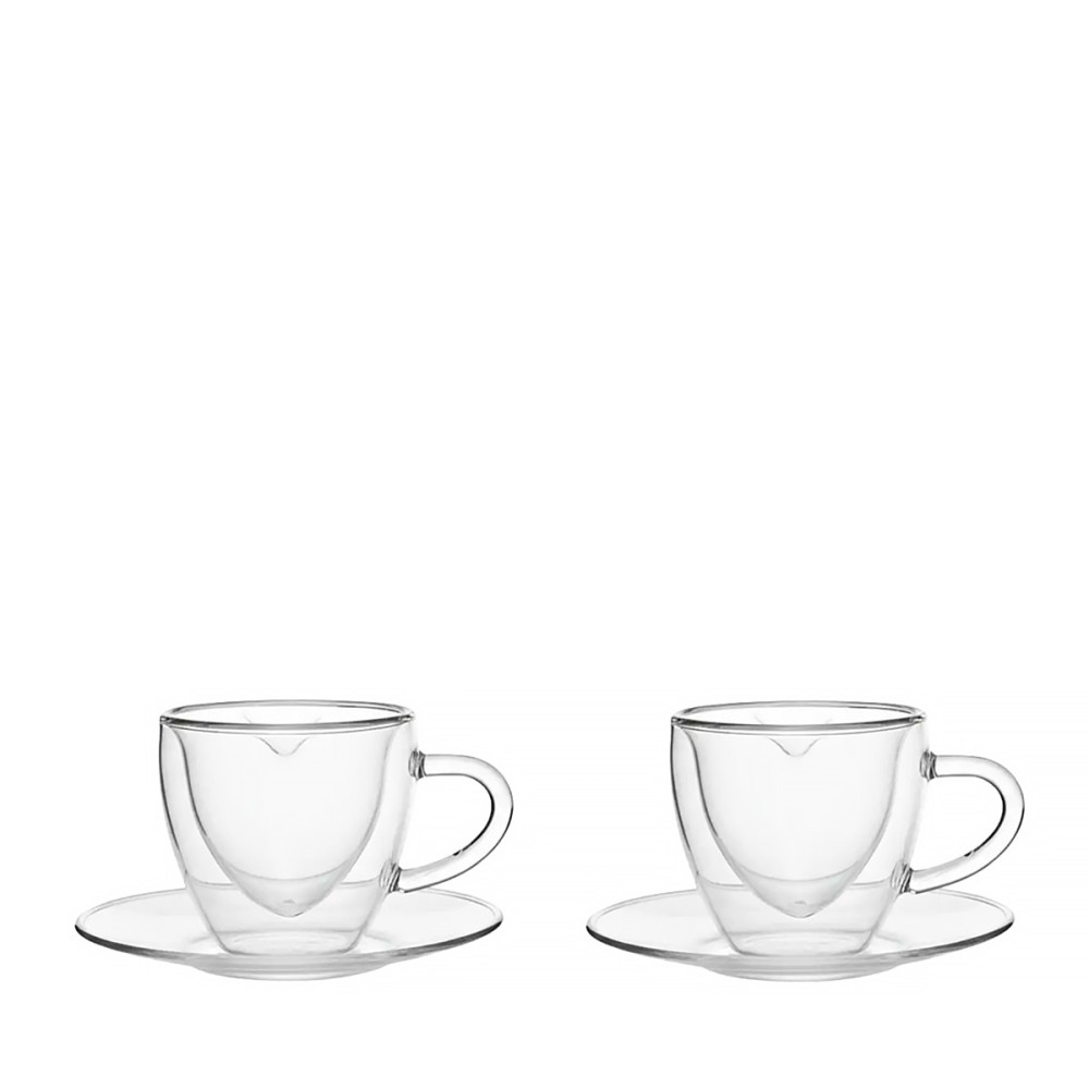 Love-KANKEI Lot De 2 Tasses Espresso Double Paroi En Acier Inoxydable 150 Ml / 5 Oz – Isolation Thermique Parfaite, Cadeau Idéal Pour Amateurs De Café