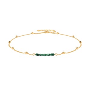 Collier ras de cou malachite
