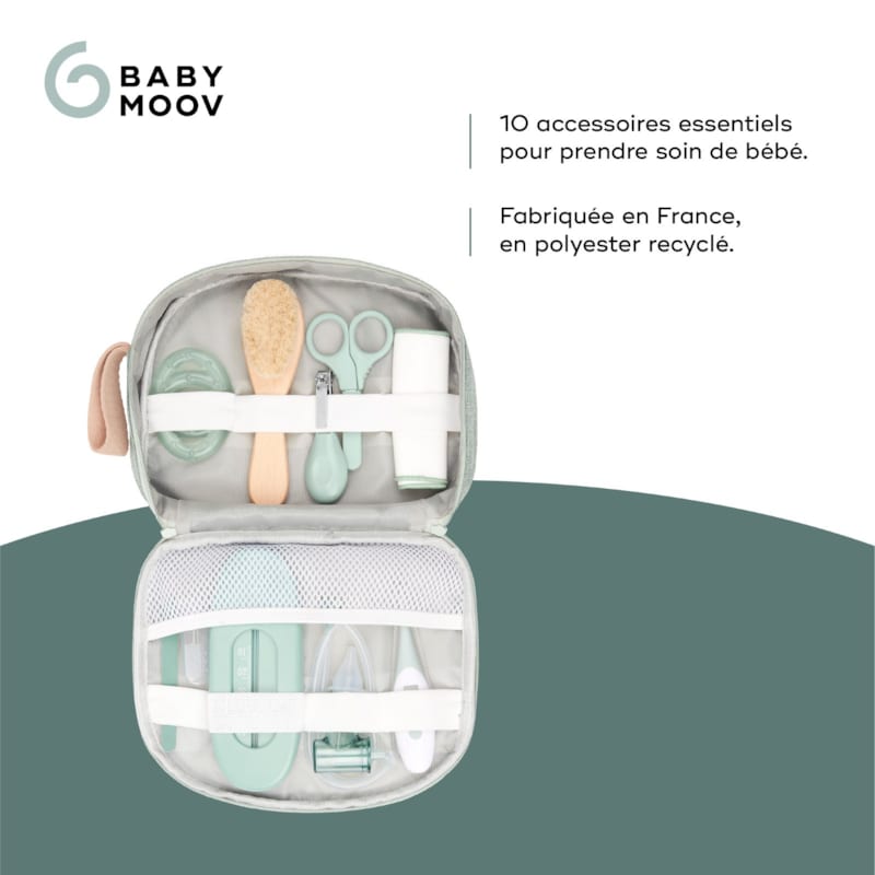 Trousse de soin bébé, set 10 accessoires (Babymoov) - Image 1
