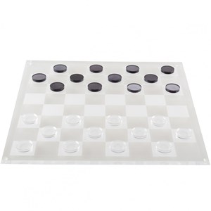 Jeu de dame et d'échec en acrylique