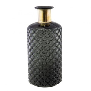 Vase noir h28cm