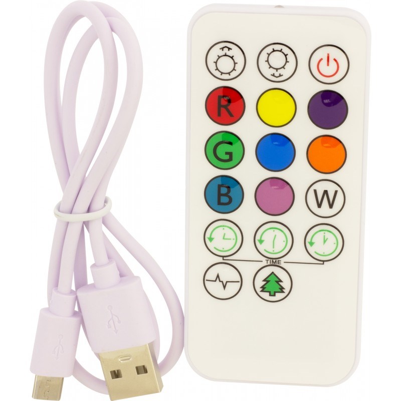 Veilleuse lune blanche avec télécomman (Little l) - Image 3
