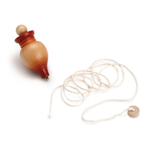 Toupie avec lanceur à ficelle