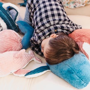 Peluche ptipotos baleine maman bébé