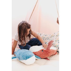 Peluche ptipotos baleine maman bébé