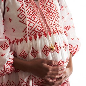 Bola de grossesse et rhodochrosite