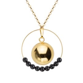 Bola de grossesse et tourmaline noire