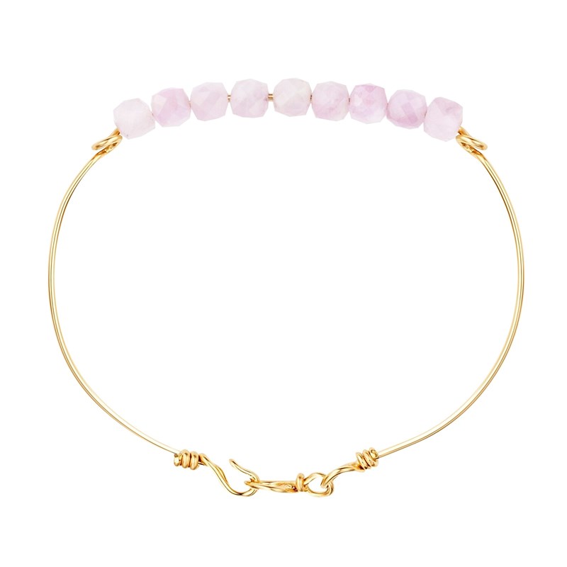 Maison Mutel - Bracelet kunzite & or (s)