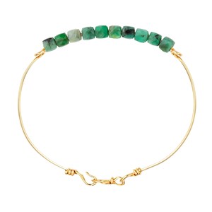 Bracelet émeraude & or (s)