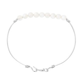 Bracelet pierre de lune & argent (m)