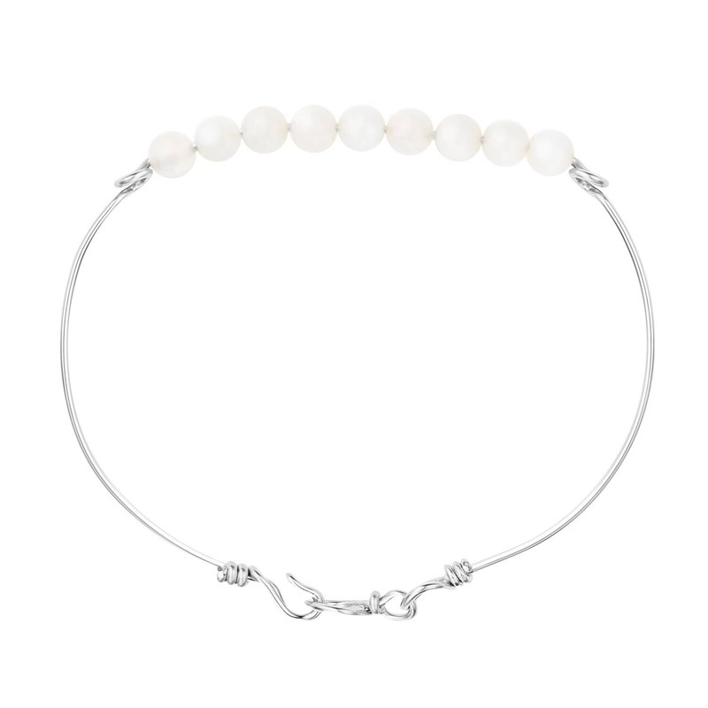 Bracelet pierre de lune & argent (l)