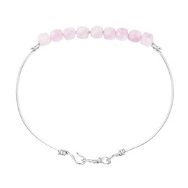 Bracelet kunzite & argent (m)