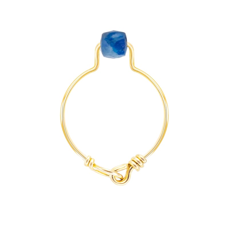 Maison Mutel - Bague cyanite & or 14k gold-filled (52)