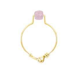 Bague kunzite & or 14k gold-filled (56)