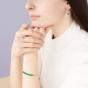 Bague jade & argent 925 (52)