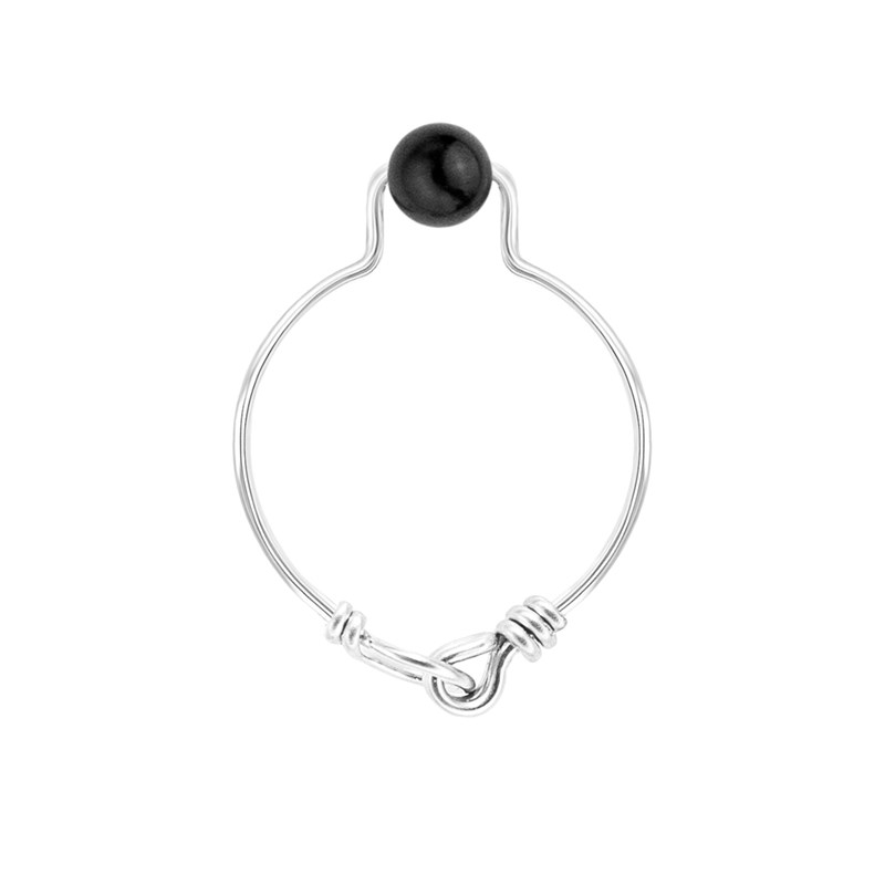 Maison Mutel - Bague jade & argent 925 (60)