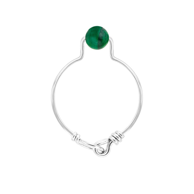 Maison Mutel - Bague malachite & argent 925 (52)