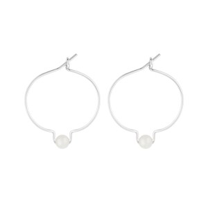 Boucles d'oreilles pierre de lune & arg