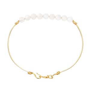 Bracelet pierre de lune & or (m)