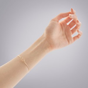 Bracelet pierre de lune facettées & or