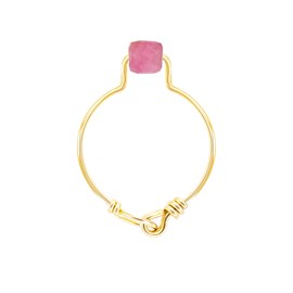 Bague tourmaline rose & or (54)