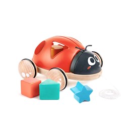 Coccinelle a tirer avec trieur de formes