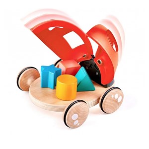 Coccinelle a tirer avec trieur de formes