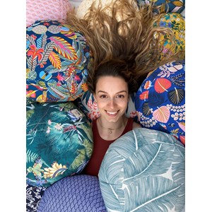 Coussin de méditation zafu carmen