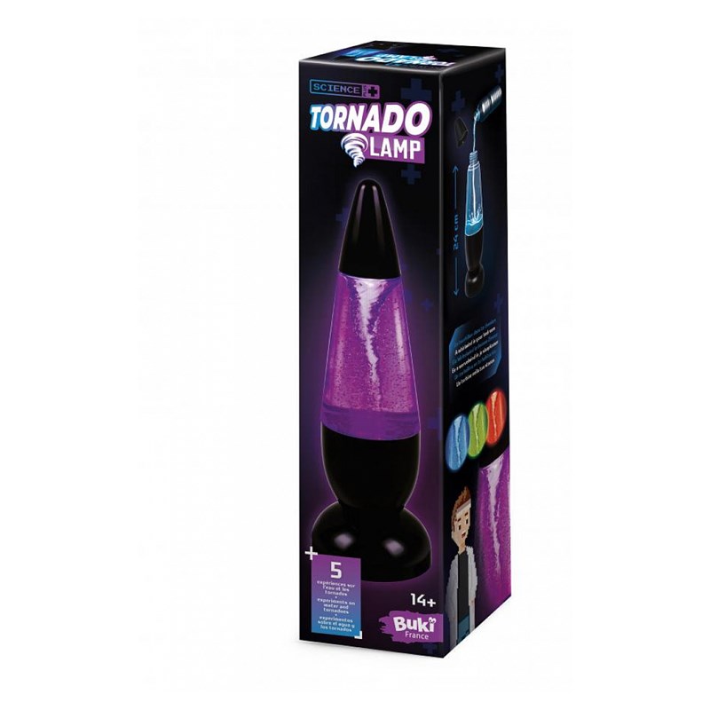 Buki - Lampe tornade 3 variations de couleurs