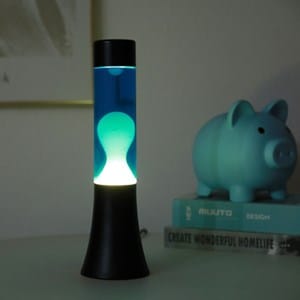 Lampe à lave en verre bluefire