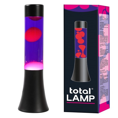 Lampe à lave en verre pinkwater