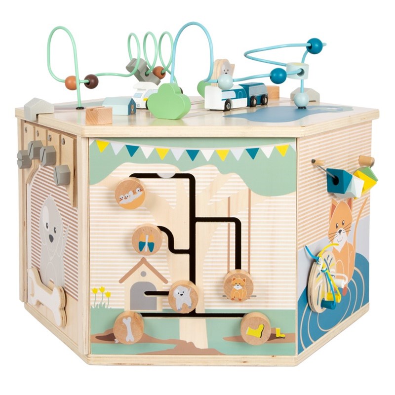 Small foot company - Cube de motricité xxl animaux domestiqu