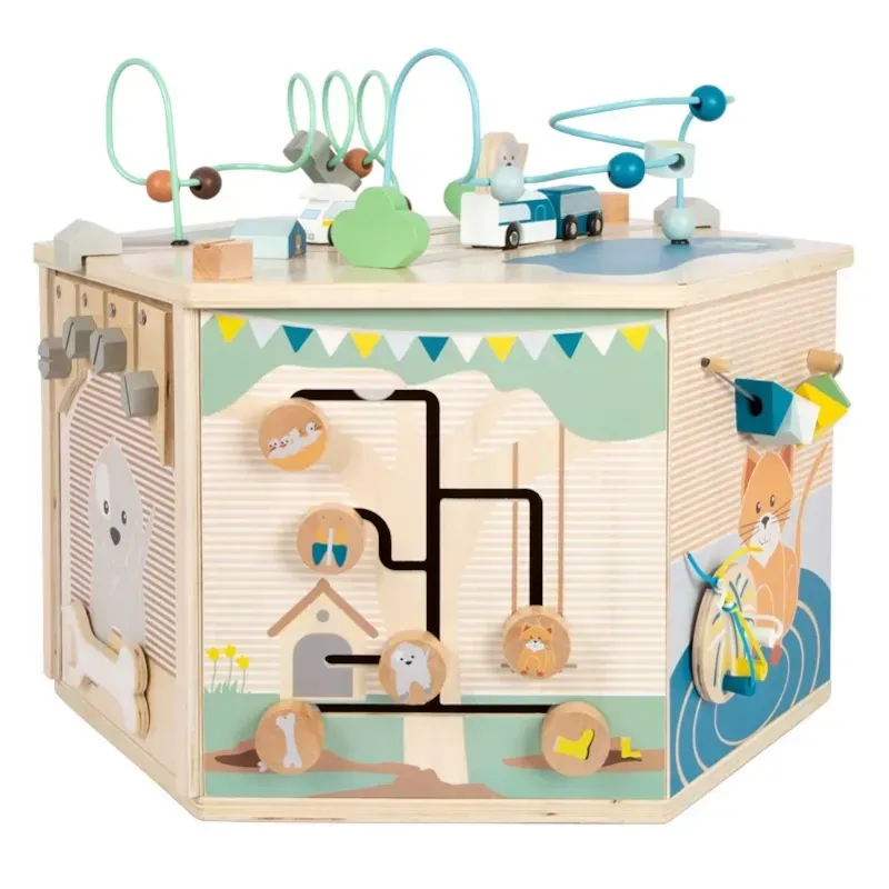 Cube de motricité xxl animaux domestiqu (Small foot company) - Image 1