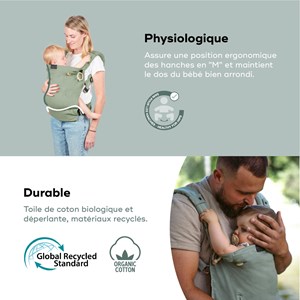 Porte-bébé évolutif moov & boost vert Vert
