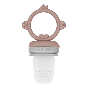 Grignoteur bébé en silicone caramel 13