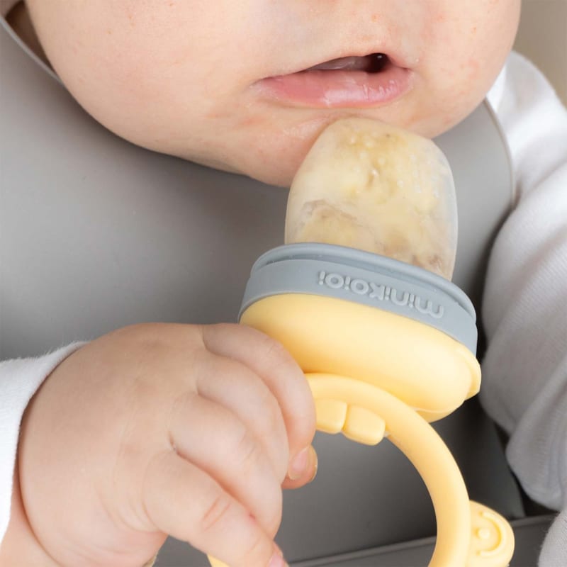 Grignoteur bébé silicone innovant nude (Minikoioi) - Image 2