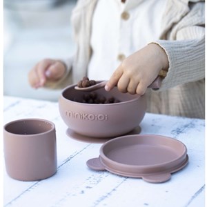 Coffret 1ers repas bol cuillère gobelet